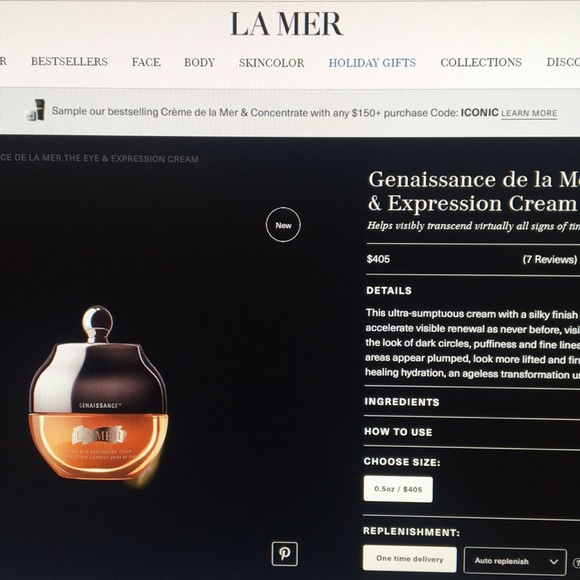 La Mer The Eye and Expression cream NEW - Picture 4 of 4